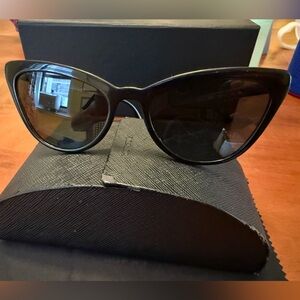 Prada cat eye sunglasses black